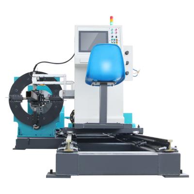 China Garment Shops Plasma CNC Round Pipe Tube Square Cutting Beveling Machine for sale