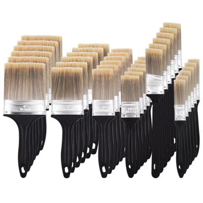 China 30pcs Premium Angle Belt Cup Short Brush Detail Painting Brushes Painting Set for sale