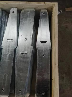 China ODM Galvanised Steel Concrete Sleeper Fence Bracket For Railway for sale