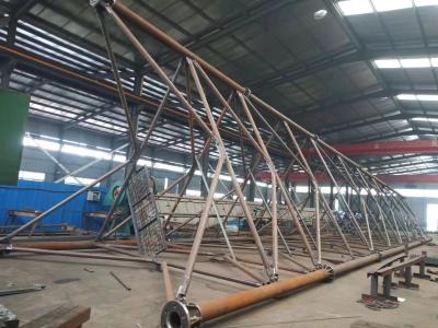 China Gal Steel Transmission Tower 40 Foot Antenna Pole OEM for sale