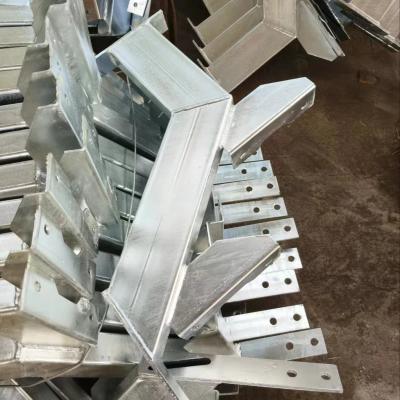 China Galvanized Stair Tread Steel Structure Manufacturers Welded Stair Railing for sale