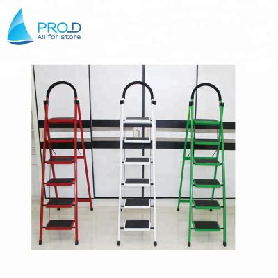 China Folding ladders factory sale step ladder from 1 to 6 steps household folding ladder for sale