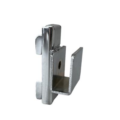 China Fixed Square Tube Metal Apparel Supermarket Display Bracket Support Connector for sale