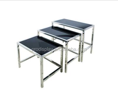 China Corrosion Protection Pants Show Rack Stainless Steel Center Table Pants Display Rack for sale