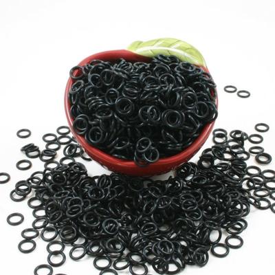 China Rubber Black Colored Silicone O Ring Small Ring Small FKM O Ring As Per Your Request for sale