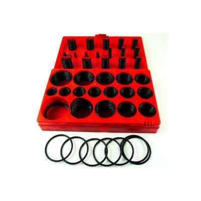 China 407PC SAE Buna Rubber Universal O Ring Assortment Kit For Automotive Car As Your Request for sale