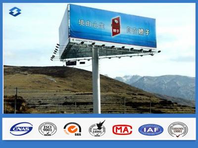 China Anti-roest gegalvaniseerde reclame-trivision billboard straat stalen paal Te koop