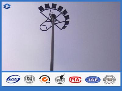 China LED Electric Q235B Material Stahlmast Straßenlichtmast, Lichtturmmast angepasste Farbe zu verkaufen