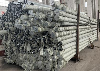 China 25ft 3mm Thick Galvanized Steel Pole Q345 Hot Dip With Package for sale