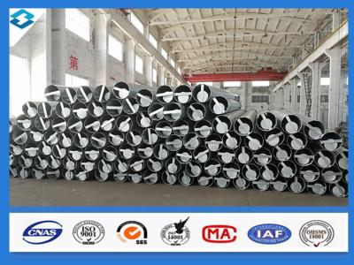 Cina 70ft catrame galvanizzato e nero di Q420 spesso 5mm hanno dipinto Palo elettrico d'acciaio in vendita