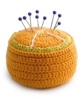 China Prym Love 610330 Natural Environmentally Friendly Pin Cushion /Fixing Weight Orange Handwork Tools Hand Sewing Needles Wholesale for sale