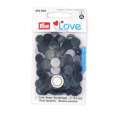 China PRYM Factory Direct Nickel Free Garment Accessories Plastic Color Snaps Buttons Snaps Press Stud for sale