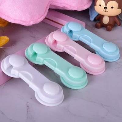 China Amazon Hot Selling Children Apartment Kids Cabinet Lock Drawer Lock Safety Plastic Door Cupboard Strap Safeties for sale