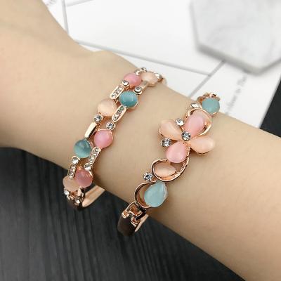 China BOHEMIA Fashion Titanium Bracelet Wholesale Stainless Steel Anti Allergy Charm Cuff Bracelet Steel Bangle for sale