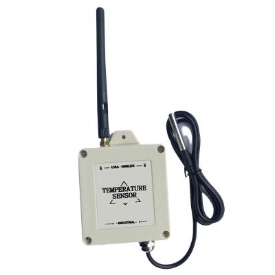 China Temperature Monitor 433mhz 920mhz 868mhz Lora Long Range Wireless Temperature Sensor With Ds 18b20 Probe for sale