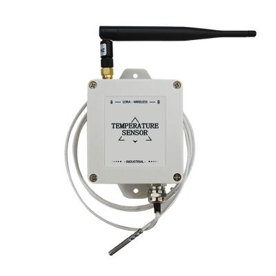 China Lora Wireless Remote Temperature Detector pt100 temperature sensor with transmitter XZ-DS01-TP2C for sale