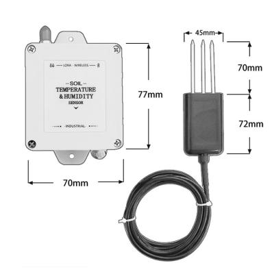 China Lora Wireless Long Distance Soil Moisture Soil Sensor IP67 Temperature and Humidity Sensor XZ-DS04-WT for sale