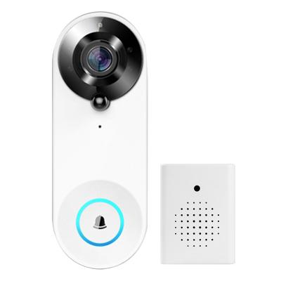 China ABS+PC Tuya WiFi Doorbell Camera 1080P Life Home Security Camera Wireless Smart Video Bell Battery Door Intercom ABS+PC for sale