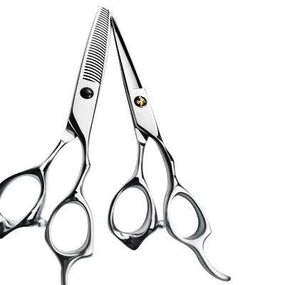 China Thinning Scissors Hair Cutting Straight Stainless Steel Hair Metal Scissors Thinning Cutting for sale