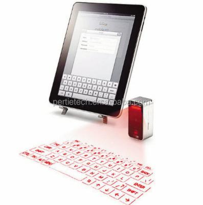 China Mini Multimedia Laser Virtual Keyboard Arabic Keyboard With Black And White Colors for sale