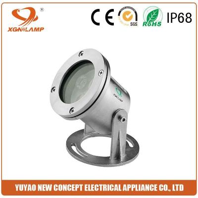 China IP68 Stainless Steel Underwater 3 Watt Swimming Pool Underwater Light for sale