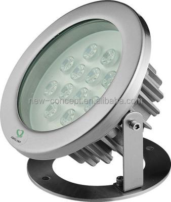 China Stainless steel lamp body tainless steel material and IP68 IP rating 18W underwater light for sale