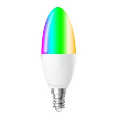 China LANDSCAPE Smart Phone Controlled Tuya Good Quality E14 Version New Color Changing Wifi Smart Candle Light Bulb for sale