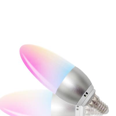 China Residential LED Smart Candle Light Ble Wifi Control RGBCW Color Changing Dimmable WiFi Smart Atmosphere Chandelier Lamp Light for sale