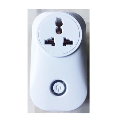 China Hot Selling Residential/Multi-Purpose 16A Smart Plug 3 Round Terminal wifi Socket Works With Alexa Google Home For Indian for sale