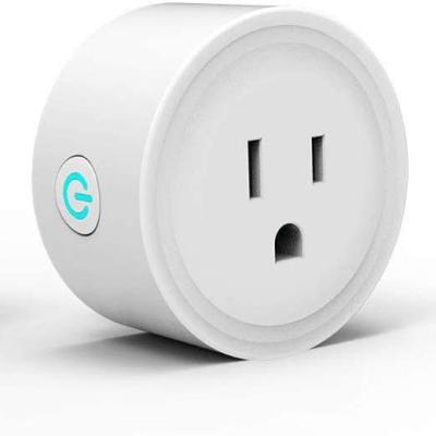 China Hot Selling Residential/Multi-Purpose Smart Plug Mini Wifi Outlet Smart Plug Works With Alexa, Google Home and IFTTT for sale