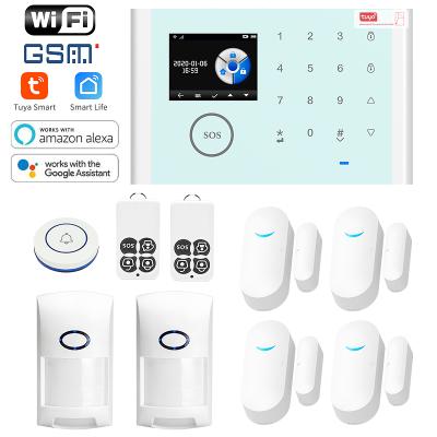 China Alarms wifi gsm home alarm system remote control home set for sale