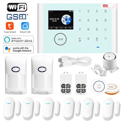 China gsm remote control gprs wifi tuya home alarm set for sale