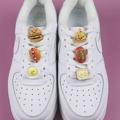 China Shoe Buckle DIY Lovely Food Shoes Charms Sneaker Charms Decoration Designer Shoe Buckle Cute Sneaker Accessories Lace Buckle for nike for sale