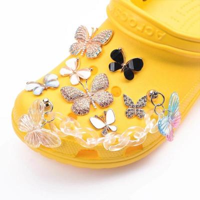 China Croc Charms Brand Designer Luxury Rhinestone Croc Charms DIY Clog Charms Shoes Accessories Fashion Cute Stylish Gift For Clog Shoe Decoration for sale