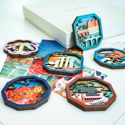 China Latest City New Arrival Design Paper Fridge Magnet Customized Magnets In Fridge Magnets for sale