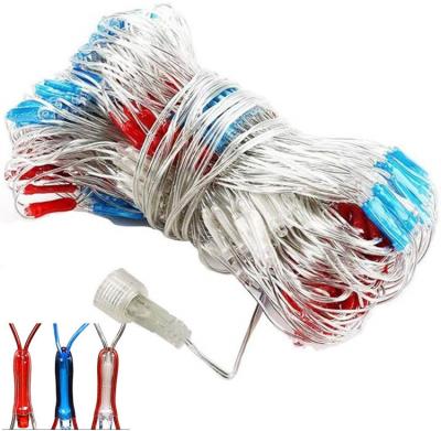 China New Style 110V American USA Flag String Lights For Independence Day for sale