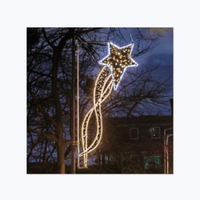 China Christmas Commercial Decoration Use 2D Led Post Mounted Street Pattern Lights for sale