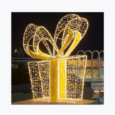 China MODERN 3D LED Christmas Gift Box Lights for Commercial Decoration for sale