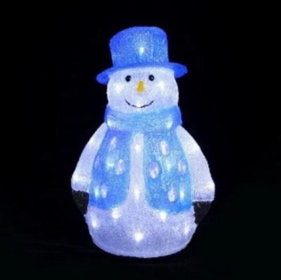 China Small 3D LED Snowman Sculpture Christmas Light for Home Decoration AK-3D-A005 for sale