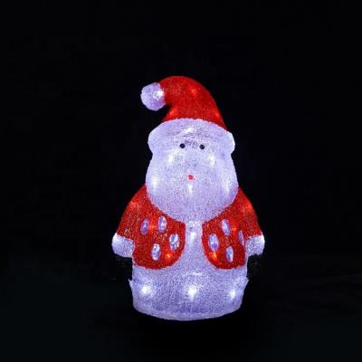 China Hot Sale LED Pattern Light Santa 3D Sculpture Light AK-3D-A003 for sale