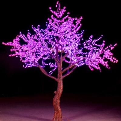 China Artificial Artificial Tree Light 3D LED Cherry Tree Light For Outdoor Waterproof for sale