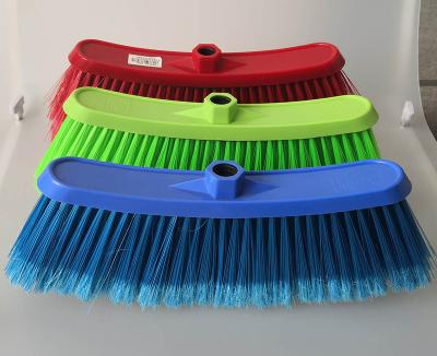 China South American Home Market #0001 39cm Large Wide Plastic Broom Brooms , Indoor And Outdoor Cleaning Brush For Household Use for sale