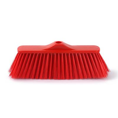 China HQ0578 Hand Ice Broom Plastic Bristle Hair Broom With Wooden Stick For Cyprus Market for sale