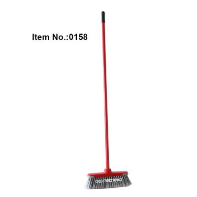 China HQ0158 Eco-friendly Vassura hecho in China PVC coated TPR broom with long handle for sale