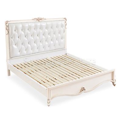 China Design Adjustable Modern Lightweight Luxury Bed (Other) Simple Solid Wood Bed Frame for sale