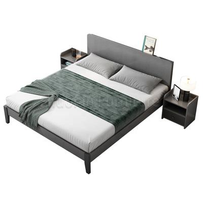 China New High Quality Large Storage Style Solid Wood Beds King Size Bed Luxury Beds for sale