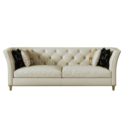 China Other Modern Furniture Sofa Set Living Room Hot Sale Living Room White Leather Sofas for sale