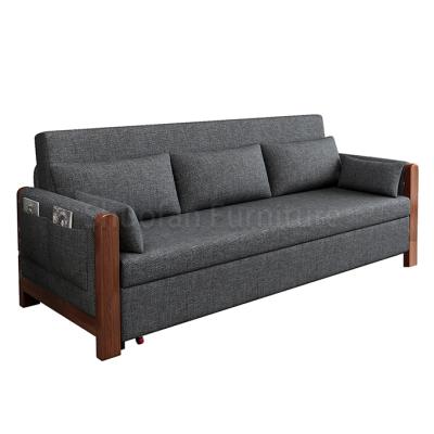 China Hot Selling Cooling Folding Fabric Sofa Cum Bed With Storage Living Room Furniture for sale