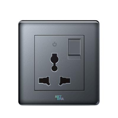 China V12-16A Residential/General Purpose 3 Pin Universal Switched Socket with LED Indicator Module for sale