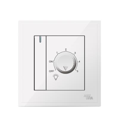 China ARTDNA All Purpose 300W Dimmer Socket Light Dimmer With Two Way Rocker Switch for sale